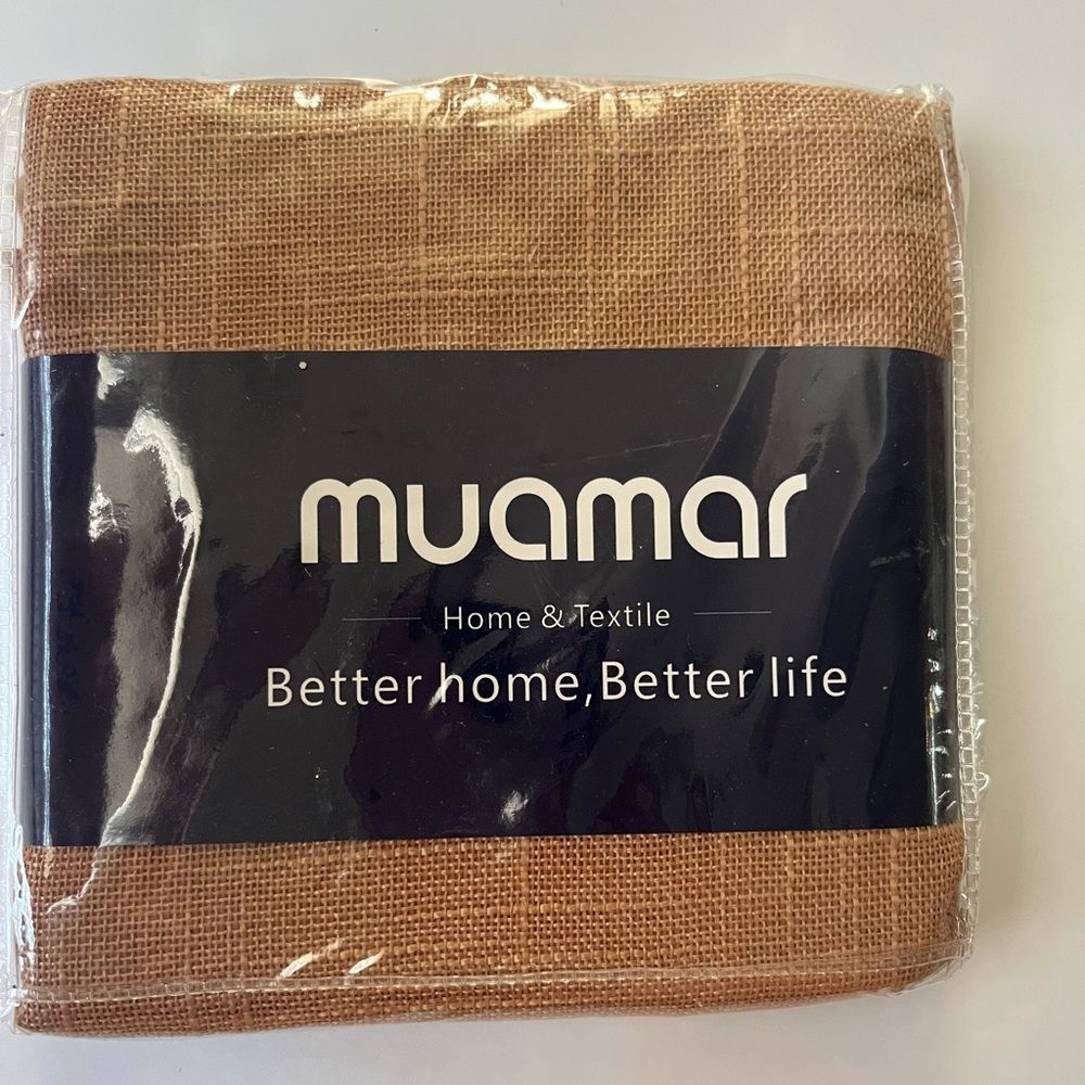 Muamar Kitchen Curtains In Khaki